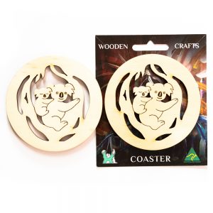 wooden coaster
